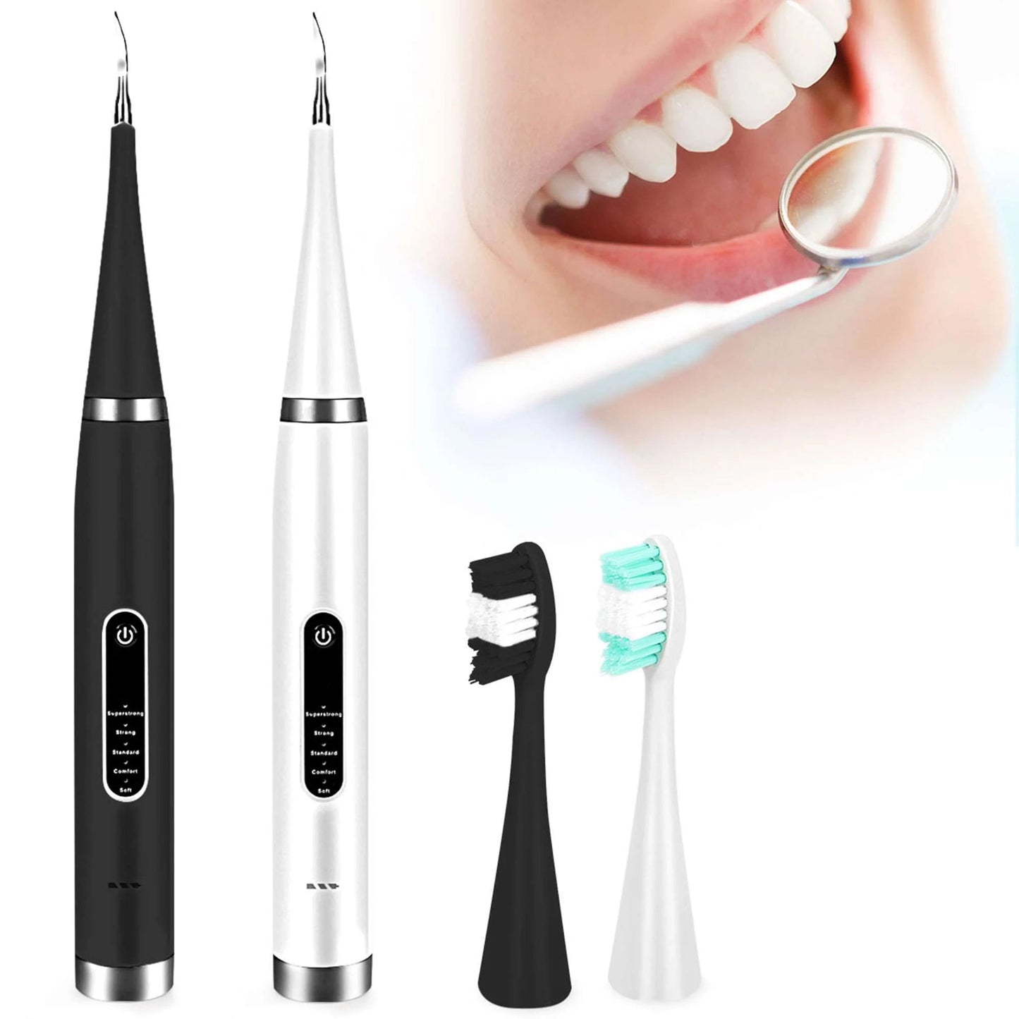An Electric Toothbrush And Cleaner Set