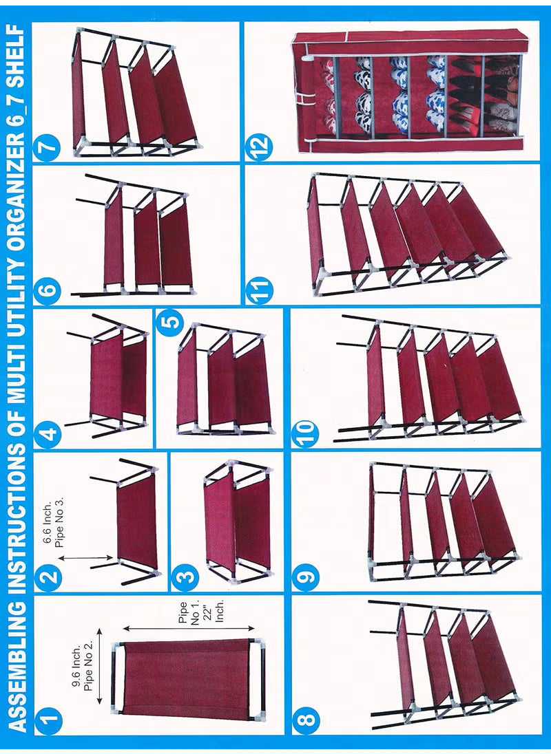 FLIPZON Premium 6Tiers Shoe